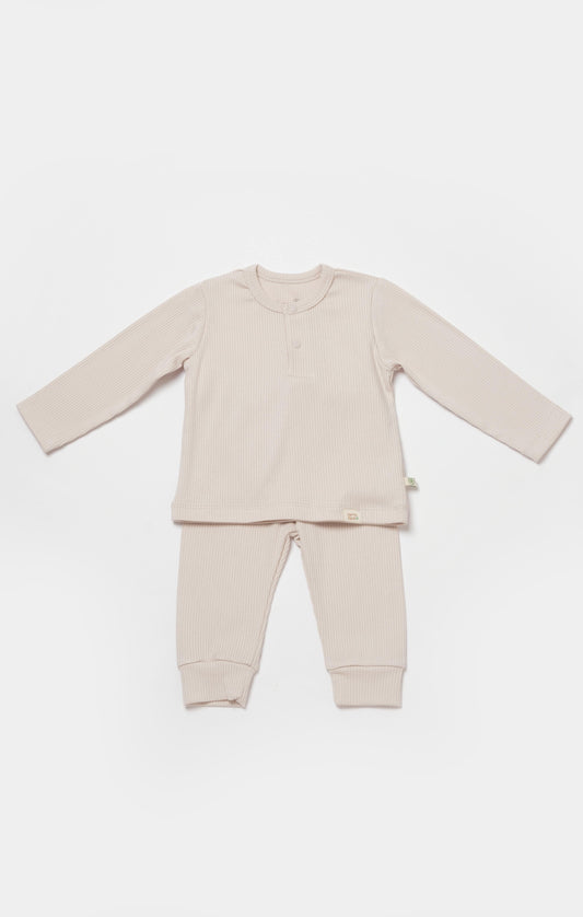 Modal Nature Relax Pyjama Set - Beige