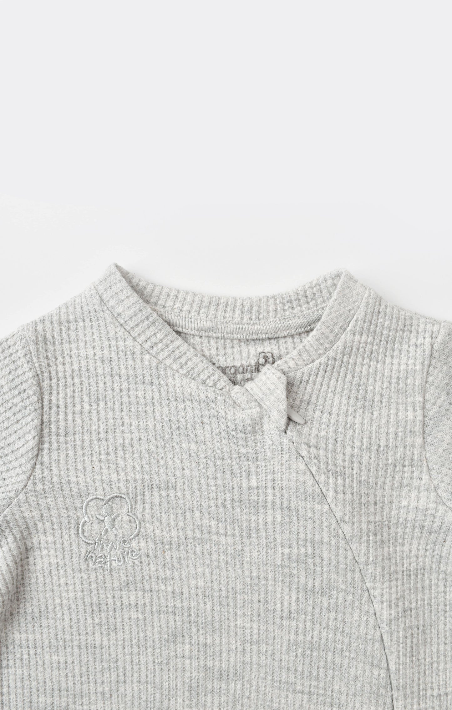 Nature In Waffle Strampler - Grau