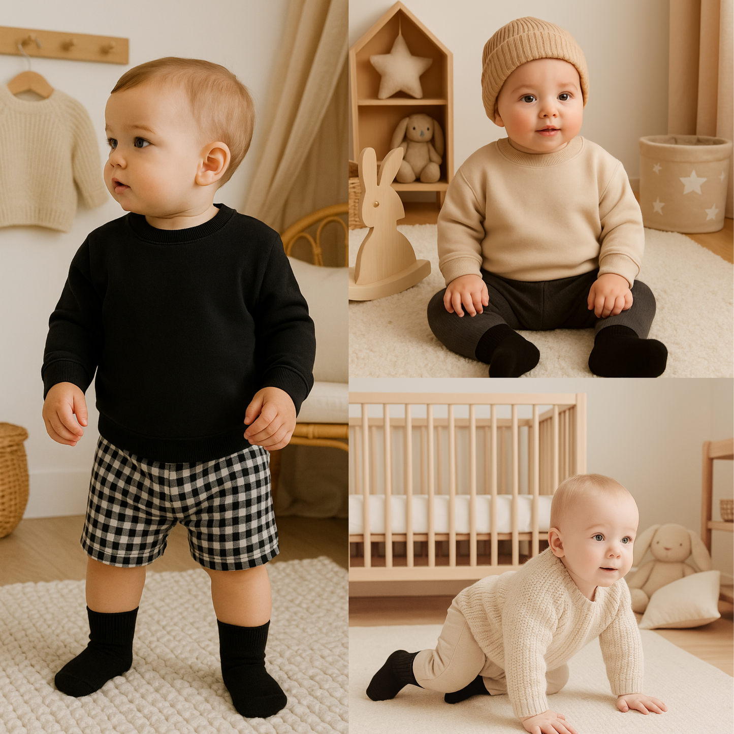 Basic Socken (6er Pack) - Schwarz