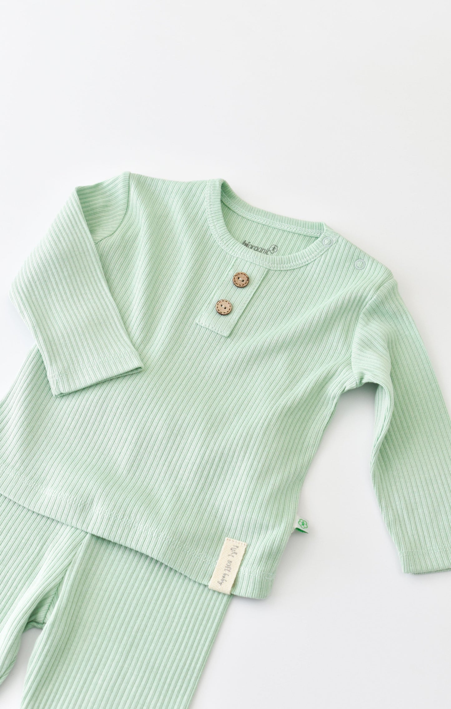 Soft Modal Pyjama Set - Grün