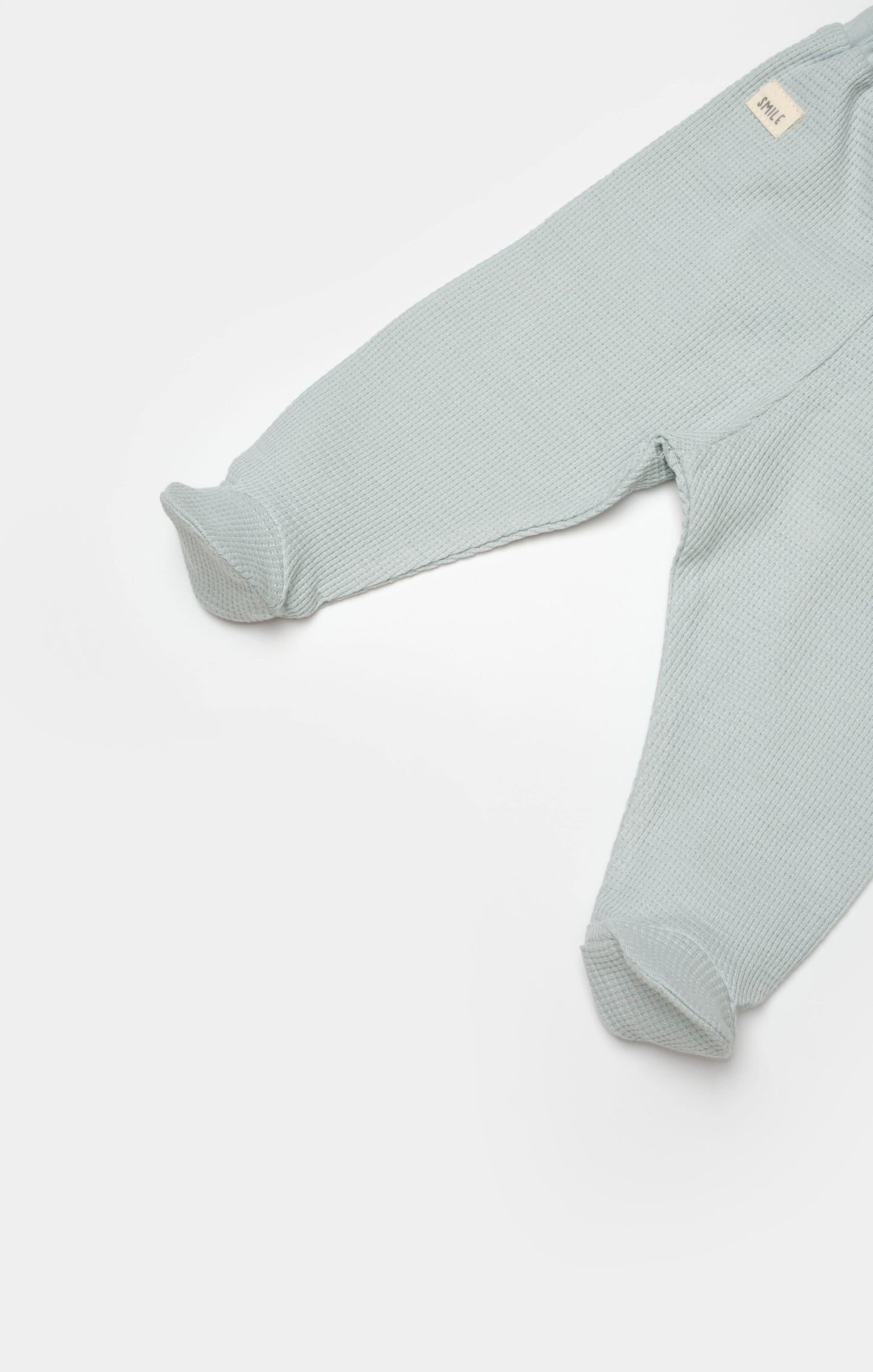 Waffle Smile Hose mit Fuß - Mint