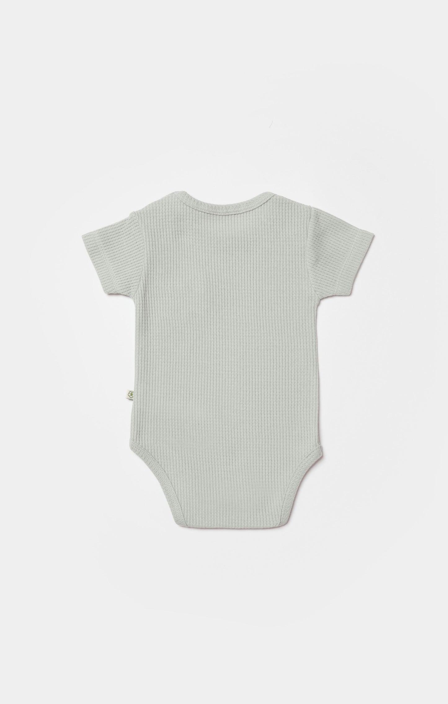 Waffle Smile Kurzarmbody - Mint