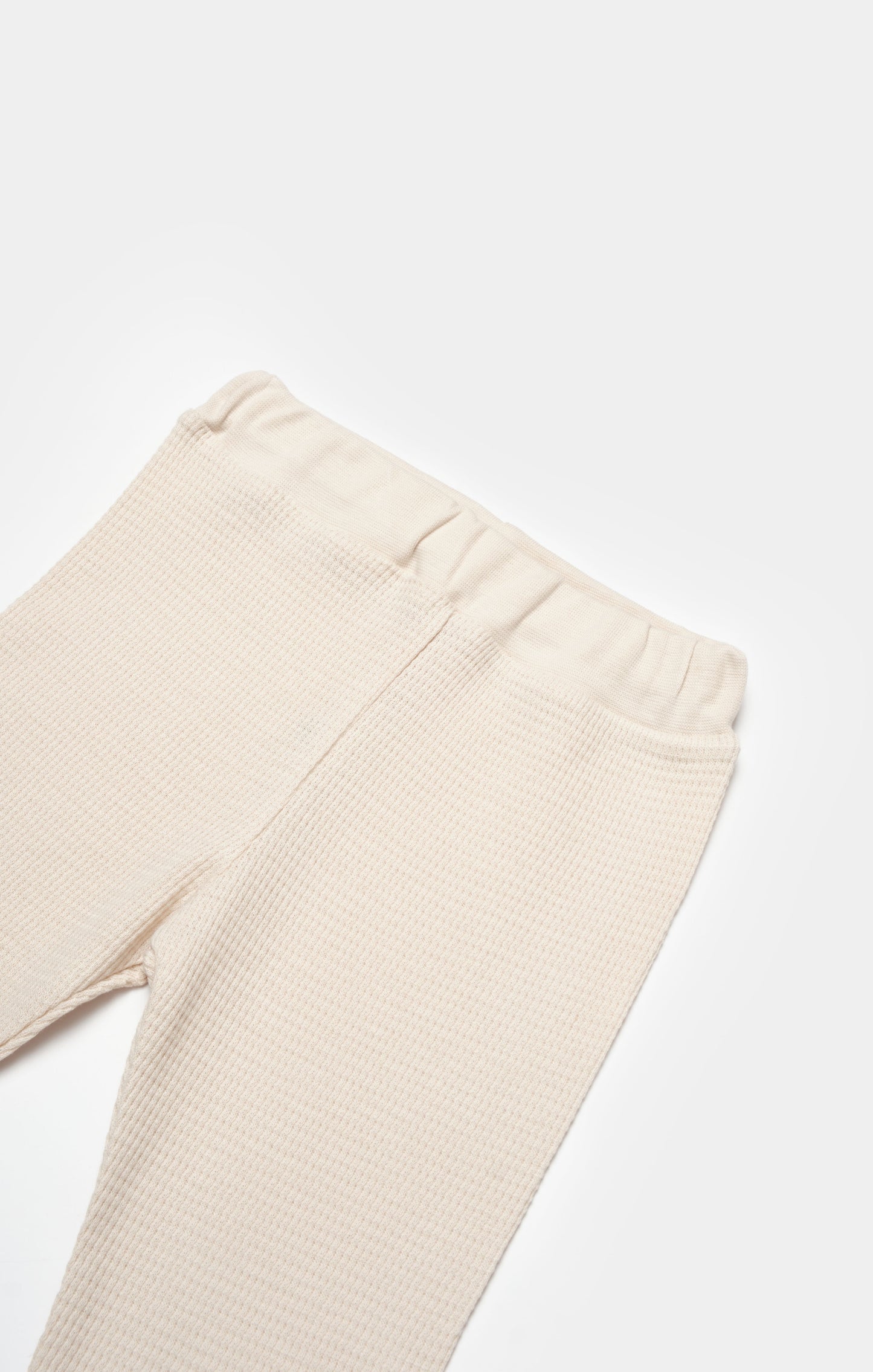 Waffle Smile Pyjama Set - Beige