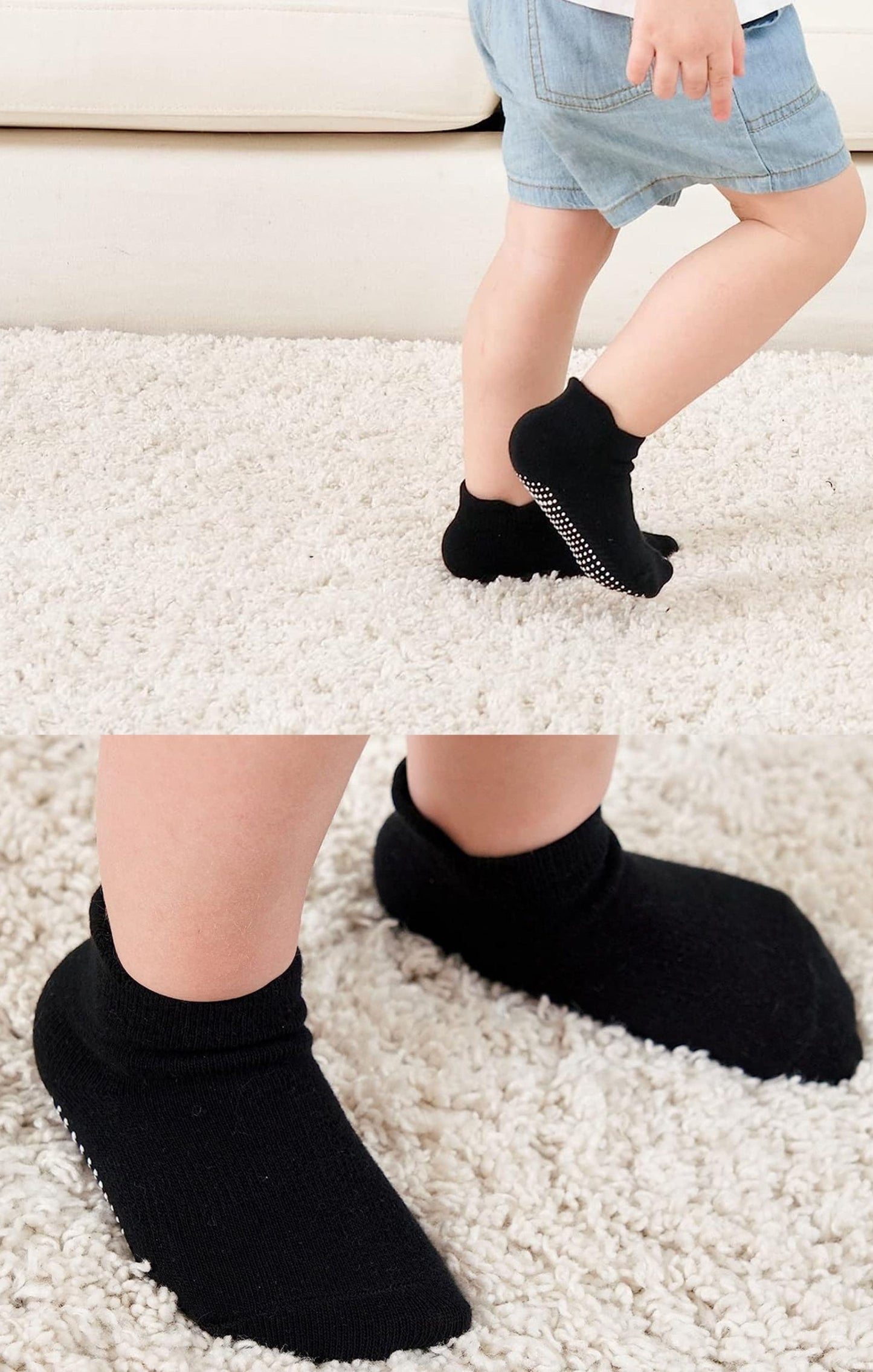 Anti-Rutsch Sneakersocken (6er Pack) - Basic