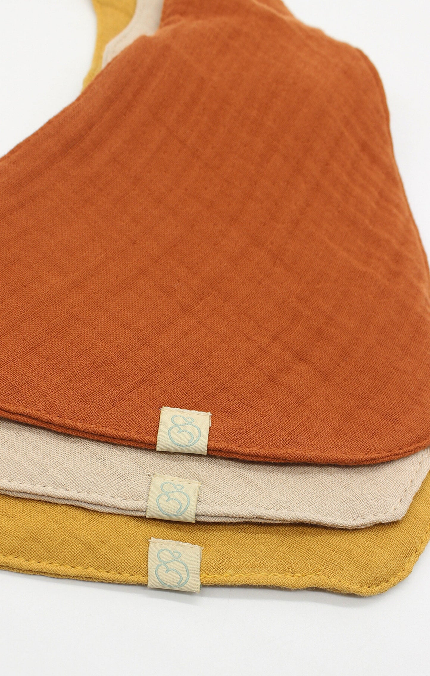 Musselin Dreieckstuch 3er-Pack - Autumn Style