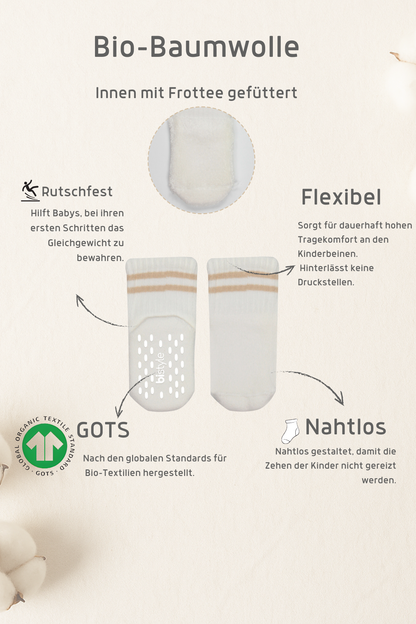 Baby Tennis Socken Bio-Baumwolle 4er Pack