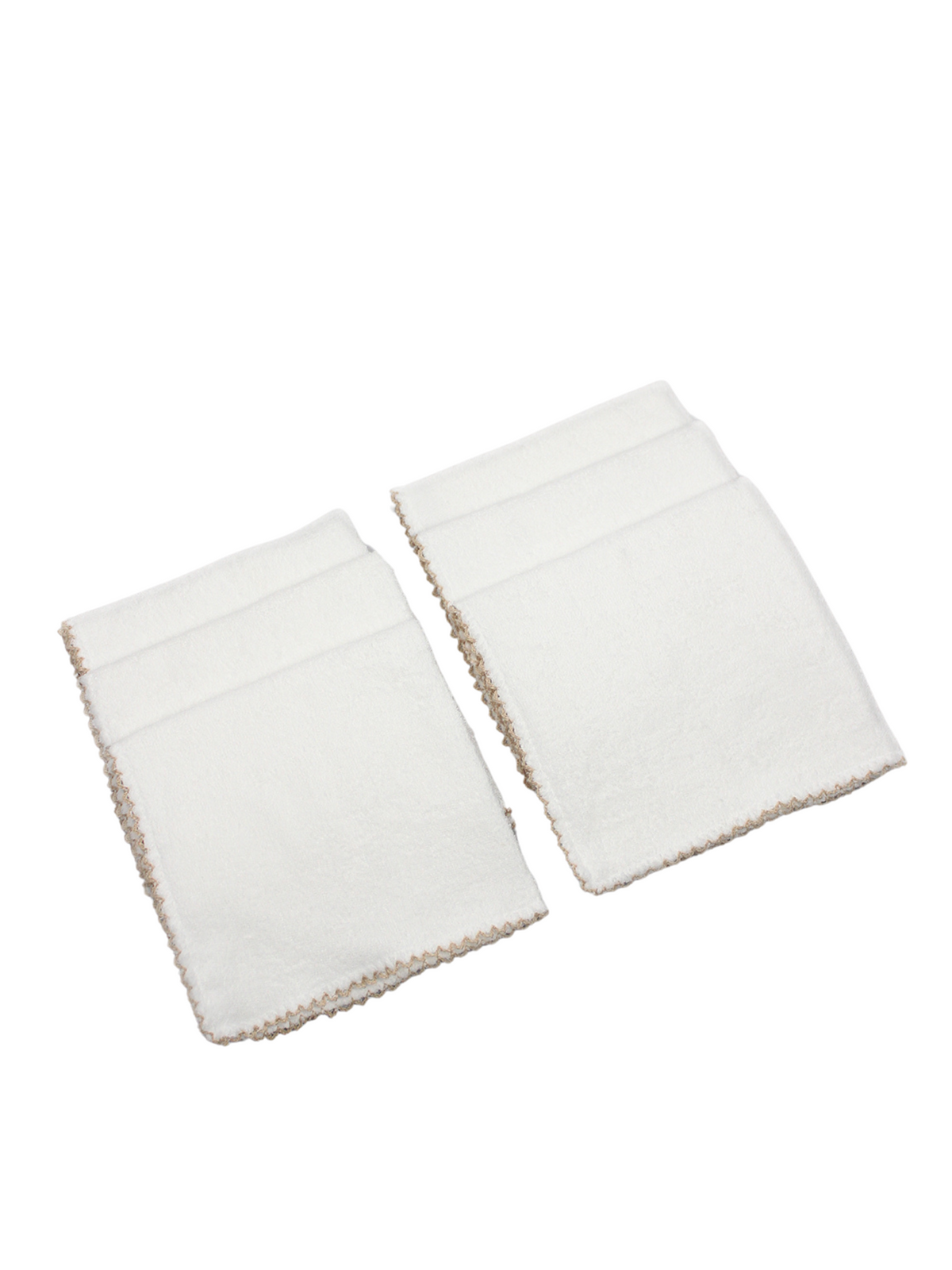 Baby Frottee-Mundtücher - 28x28cm - zertifiziert – Bio Baumwolle 6er-Pack