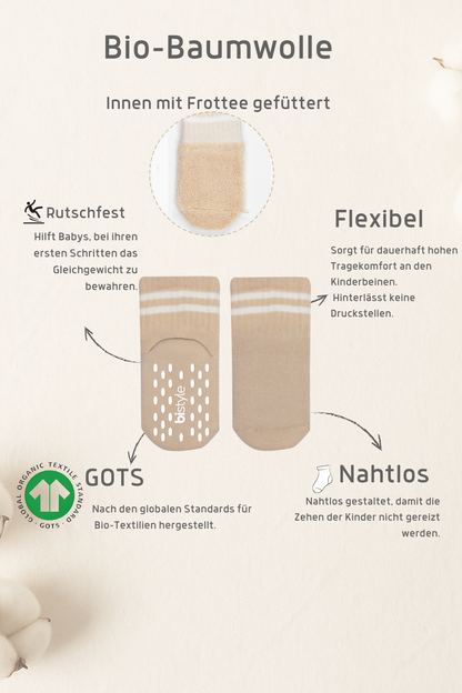 Baby Tennis Socken Bio-Baumwolle 4er Pack