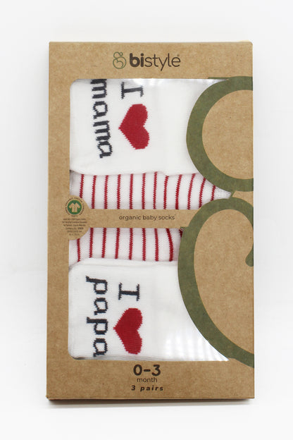 Baby Socken 3er-Pack für Babys Neugeborene Baby Kurzsocken  Bio-Baumwolle 0-3 Monate