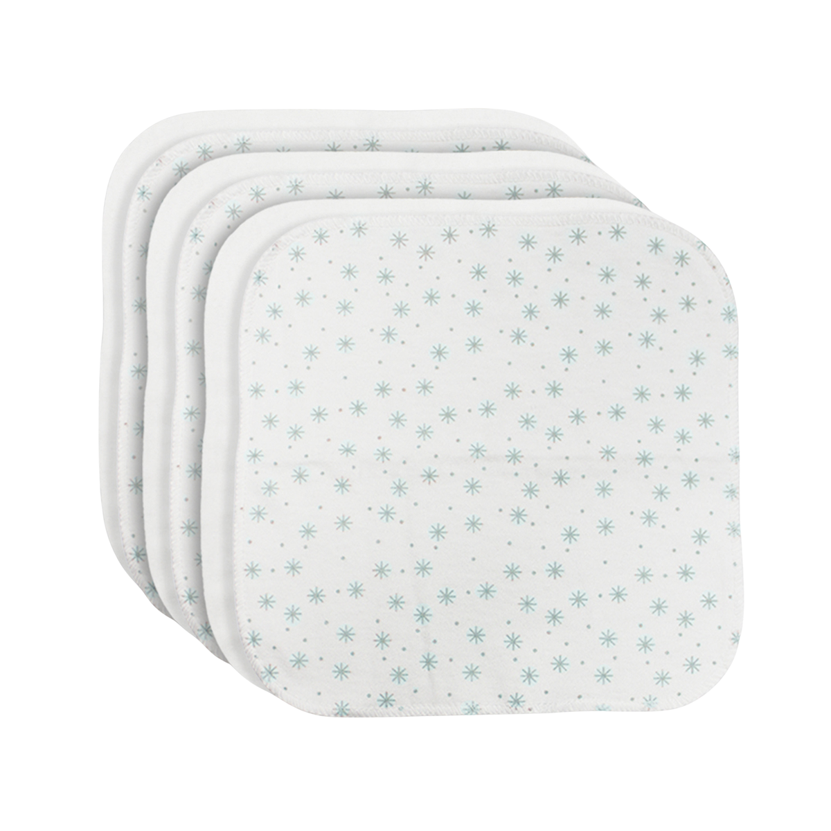 6er-Pack-Baumwolle-Mundtücher - 20x20cm - zertifiziert – Bio Baumwolle