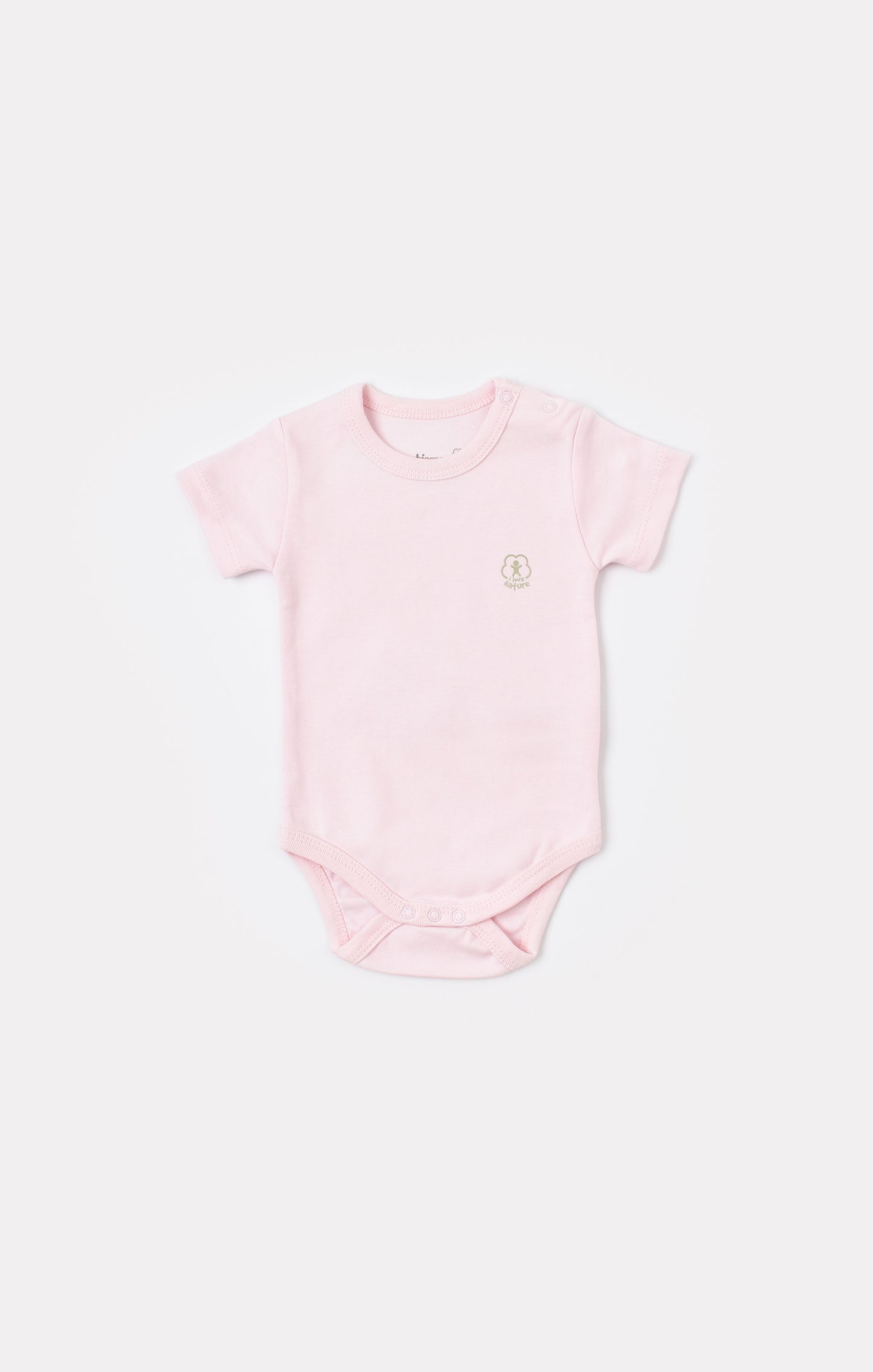 Basic Nature Kurzarmbody - Rosa