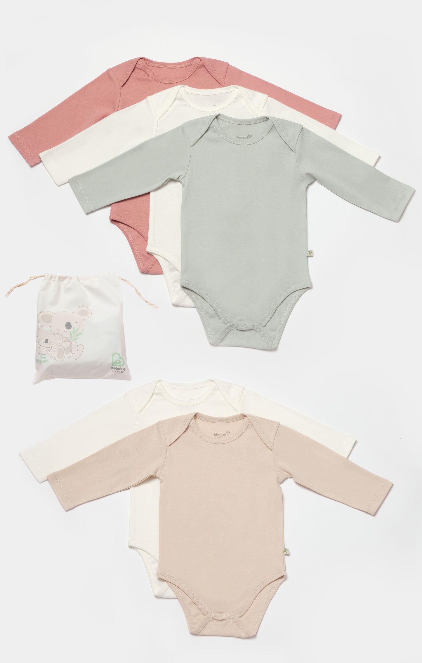 Maxi Langarmbody (5er Pack) - Multicolored