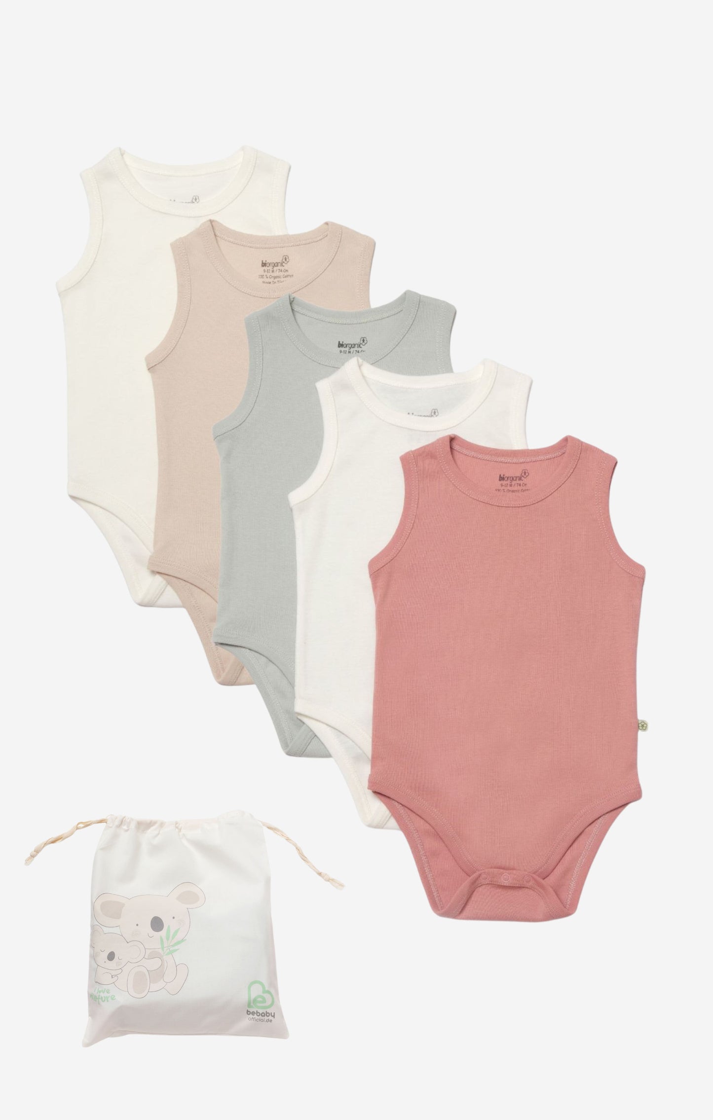 Maxi Body ärmellos (5er Pack) - Multicolored