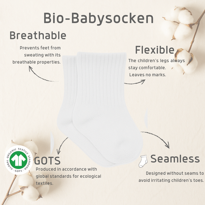 Basic Socken (6er Pack) - Weiß