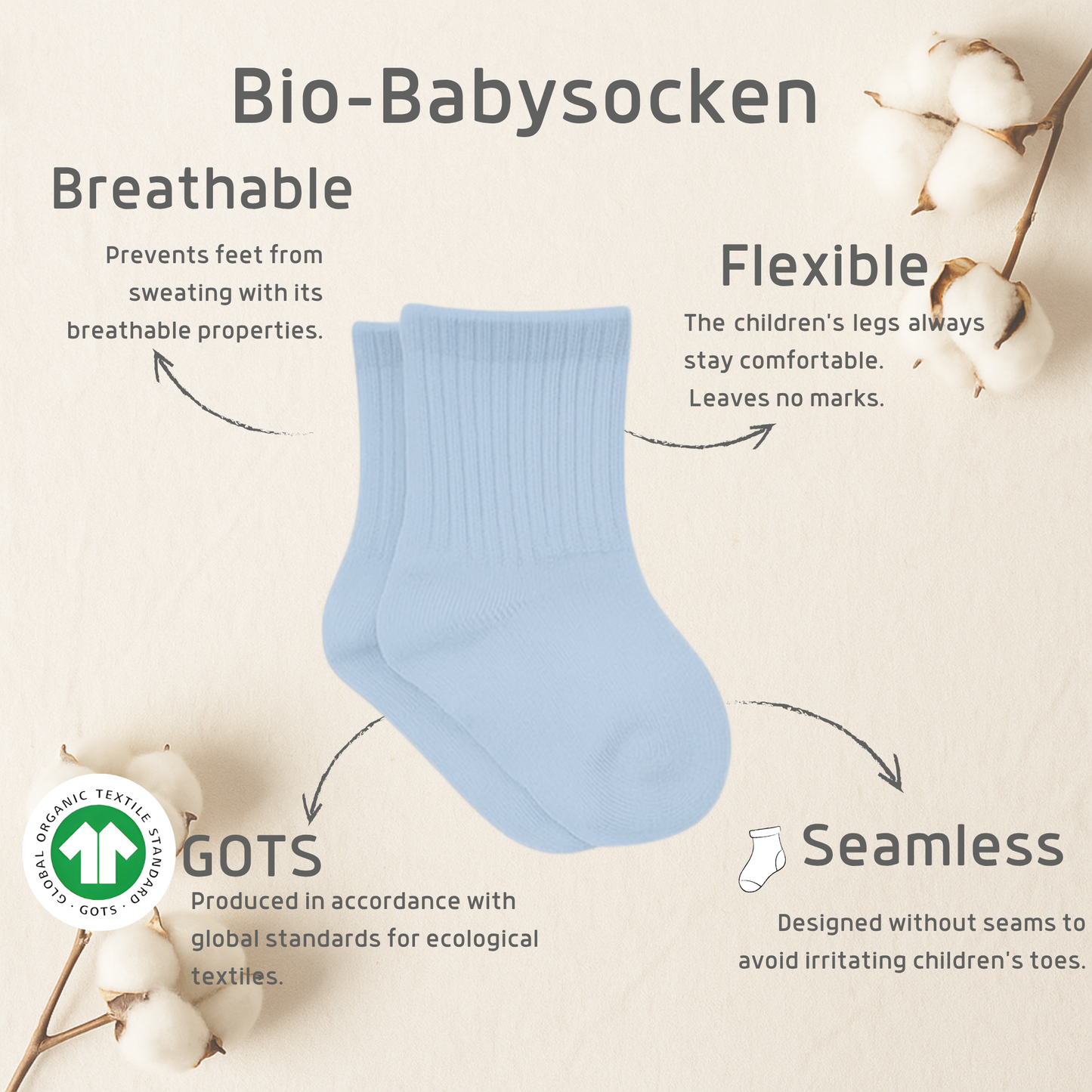 Basic Socken (6er Pack) - Marine Style