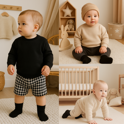 Basic Socken (6er Pack) - Schwarz