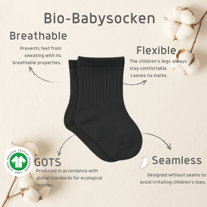 Basic Socken (6er Pack) - Schwarz