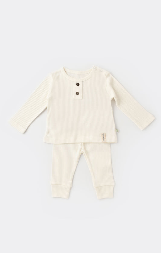 Soft Modal Pyjama Set - Ecru