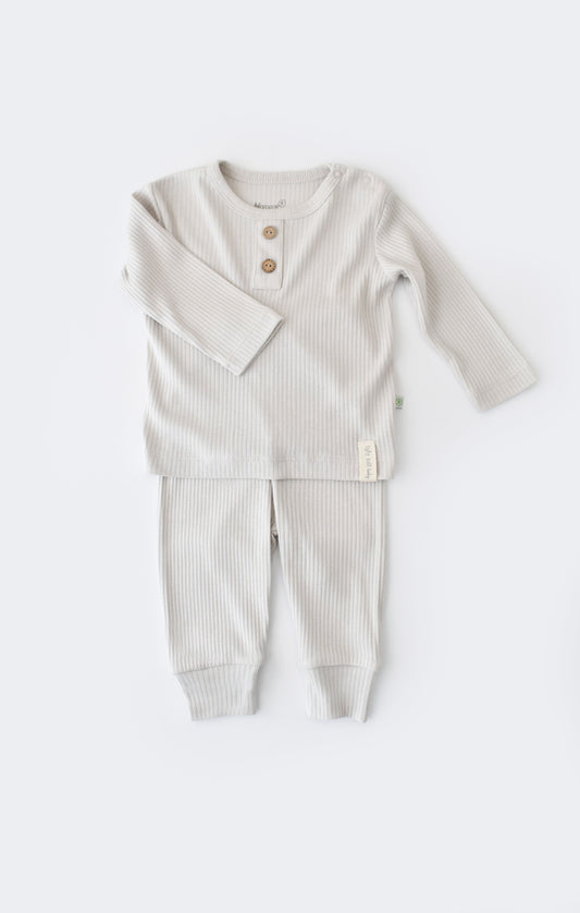 Soft Modal Pyjama Set - Grau