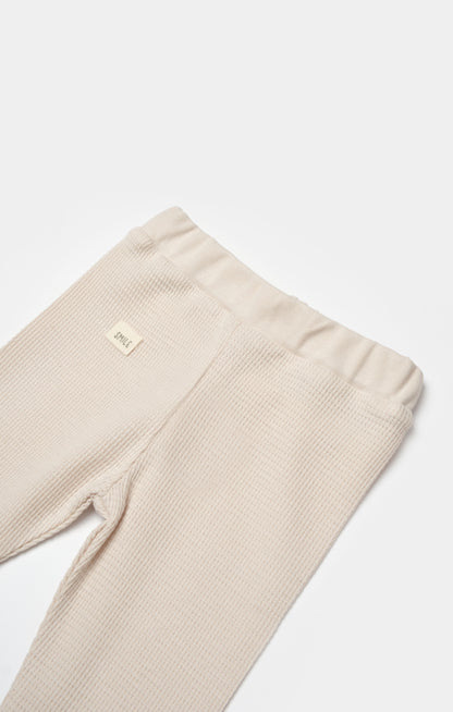 Waffle Smile Hose - Beige