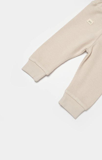 Waffle Smile Hose - Beige