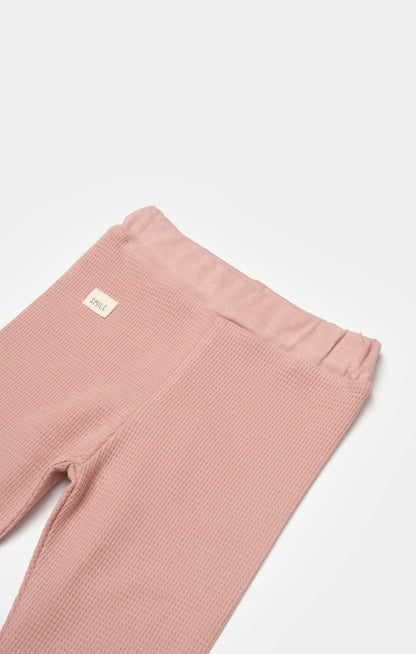 Waffle Smile Hose - Coral