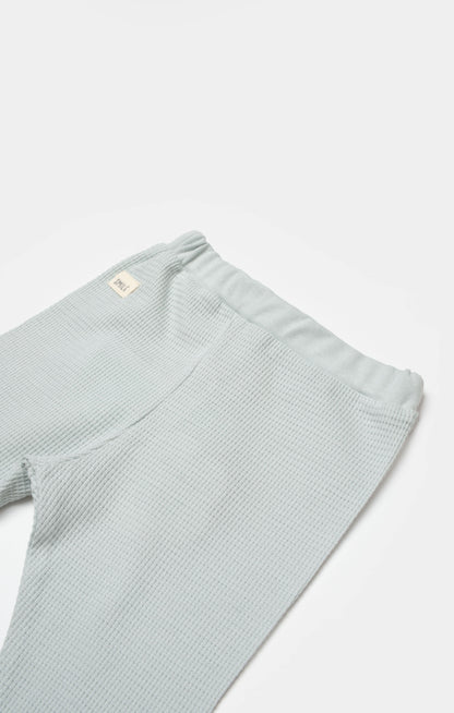 Waffle Smile Hose mit Fuß - Mint