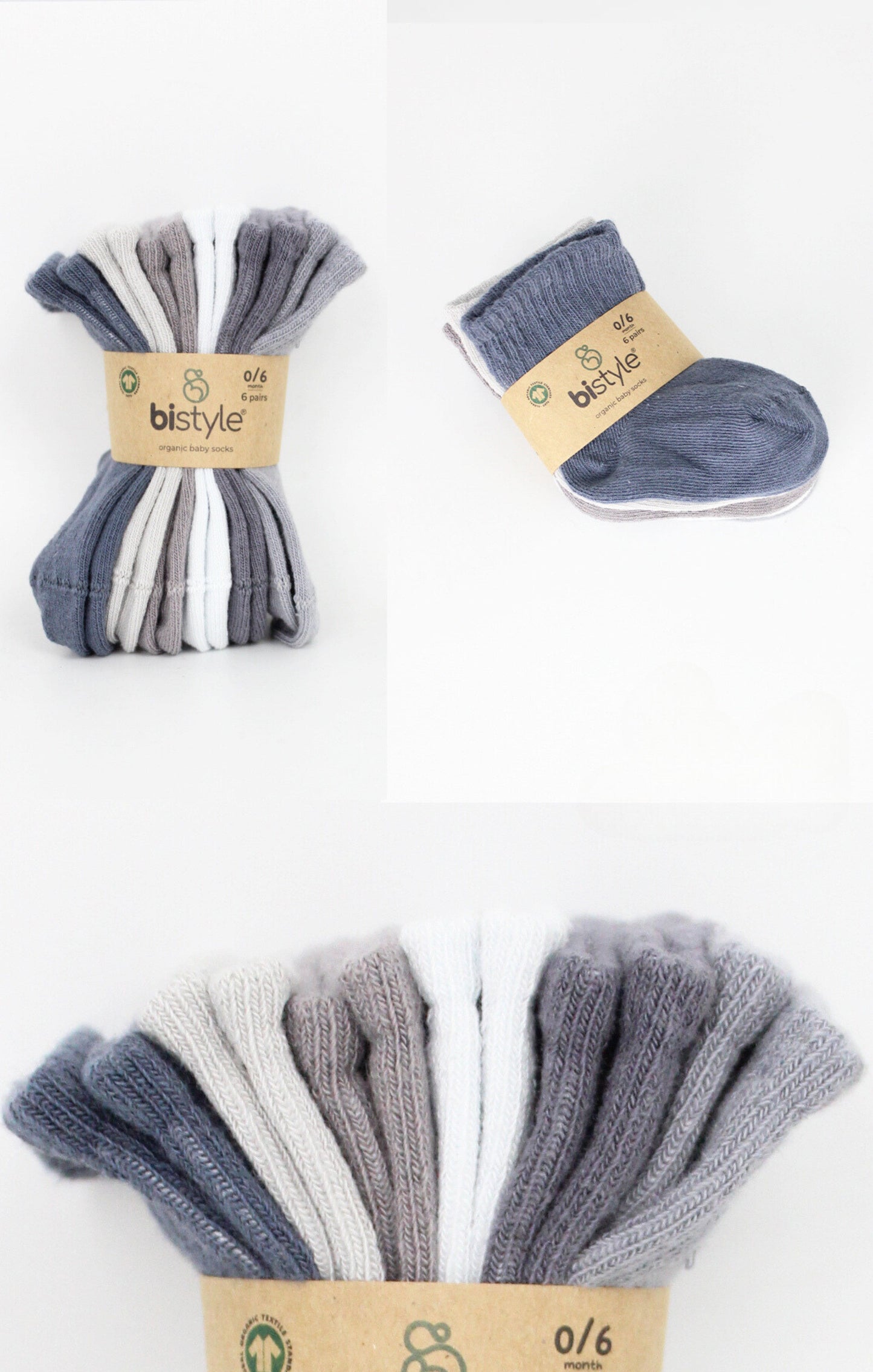 Basic Socken (6er Pack) - Stone Style