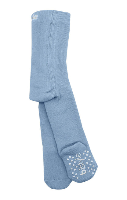 Anti-Rutsch Frottee Strumpfhose - Blau