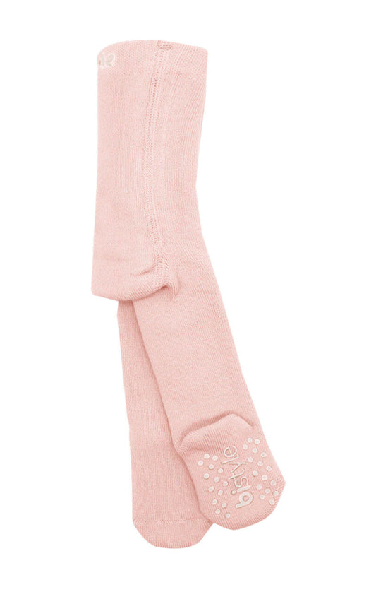 Anti-Rutsch Frottee Strumpfhose - Rosa