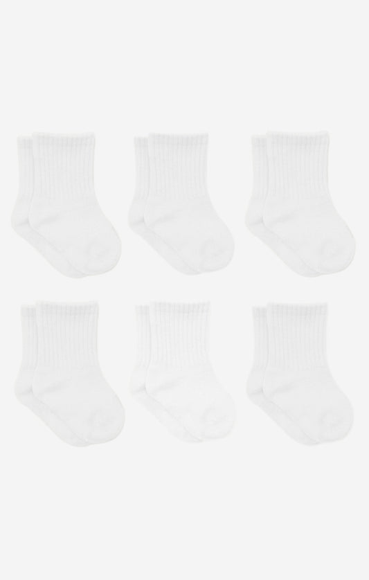 Basic Socken (6er Pack) - Weiß